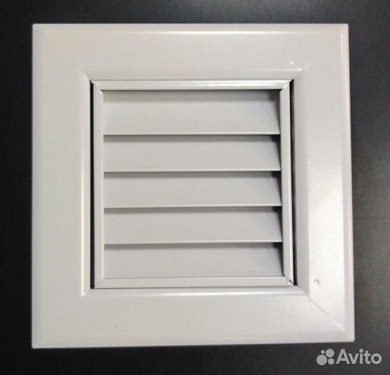 Решетка вентиляционная переточная рп 100*100 мм