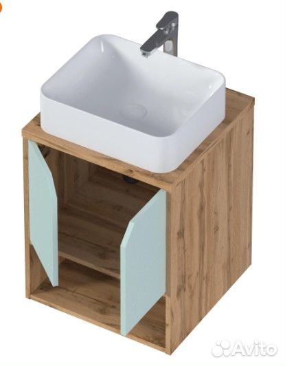 Тумба Delta 50П 2Д Мята софт