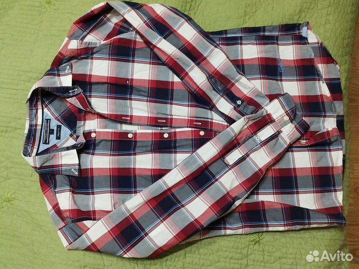 Рубашка мужская tommy hilfiger l xl