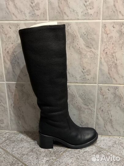 Зимние кожаные сапоги мех Ральф Ralf Ringer