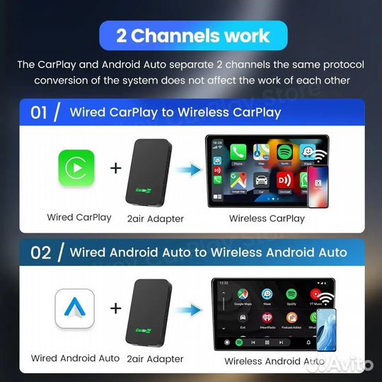 CarlinKit 5.0 (2Air) carplay android auto новый