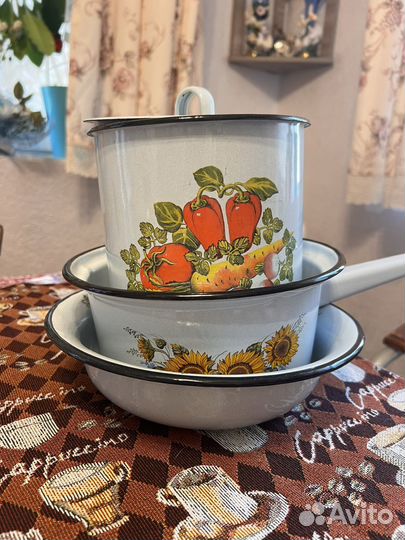 Посуда эмалированная СССР