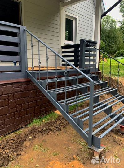 Лестничный каркас под ключ