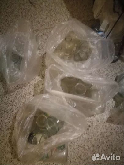 Стеклянные банки, бутылки