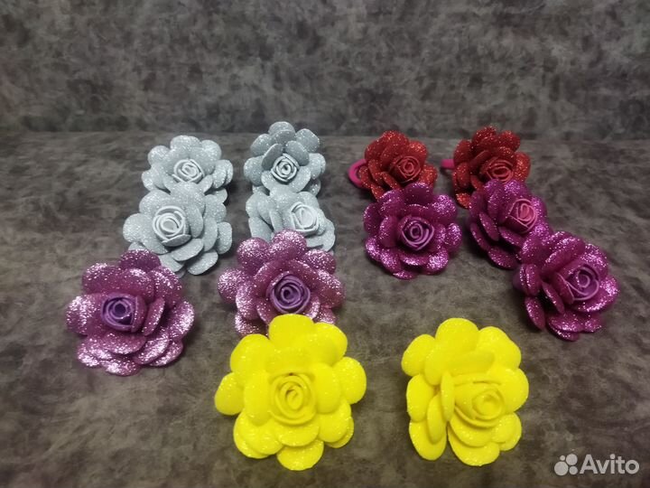 Заколки из фоамирана