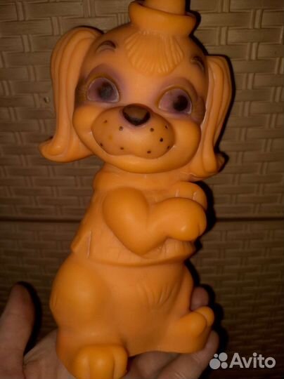 Резиновые игрушки СССР с клеймом