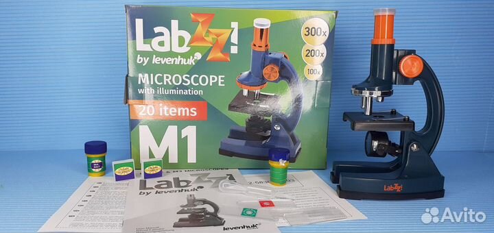 Биологический микроскоп Labzz от 100х до 300крат