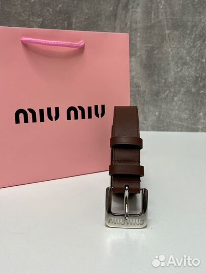 Ремень miu miu