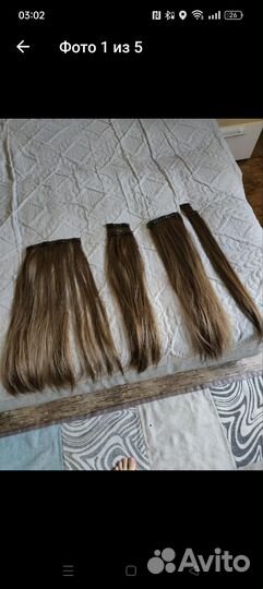 Волосы на заколках