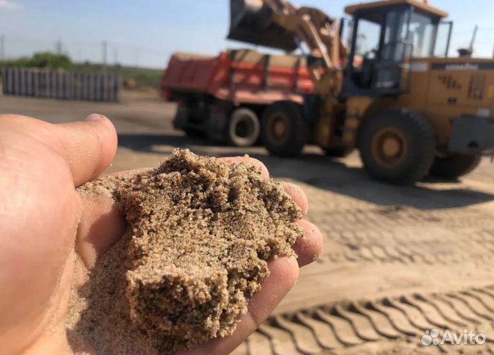 Песок с доставкой, песок карьерный, щебень