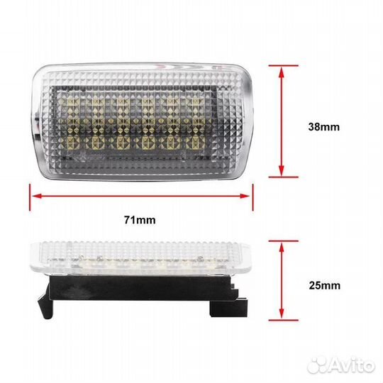 Подсветка в двери Toyota Land Cruiser Camry Lexus