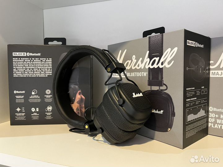 Наушники Marshall Major III 3 Bluetooth 30 часов