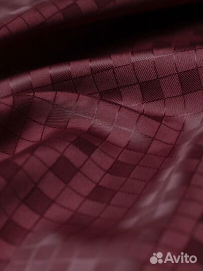 Подкладочная ткань жаккард принт.Бордо.Полиэстер