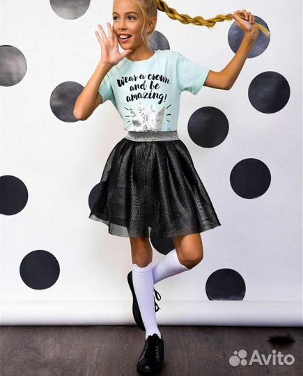 Юбка - сетка для девочки
