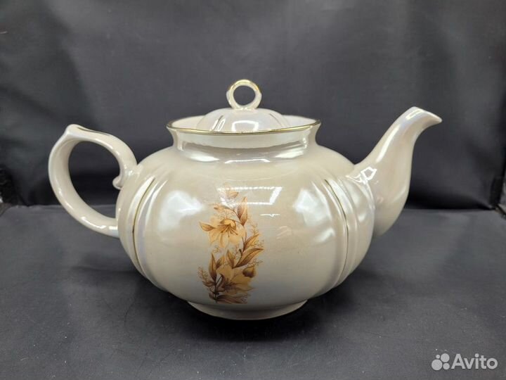 Чайник 2200 мл Цветы фарфор Южноуральский аиз