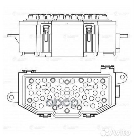 Резистор э/вент. отоп. для а/м Audi A4 (B8) (07