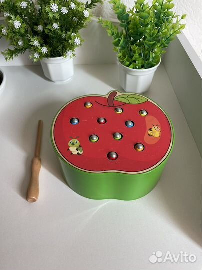 Магнитная рыбалка червячки