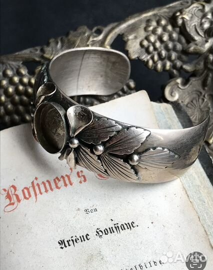 Браслет винтажный /кольцо для салфетки. Без камня