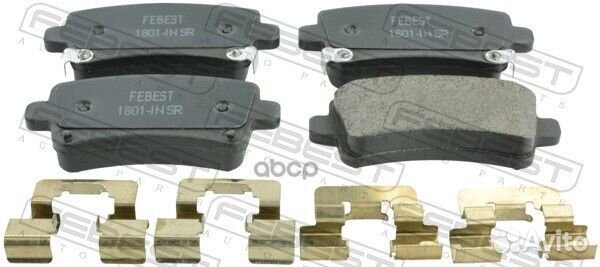 Колодки тормозные 1801insr Febest