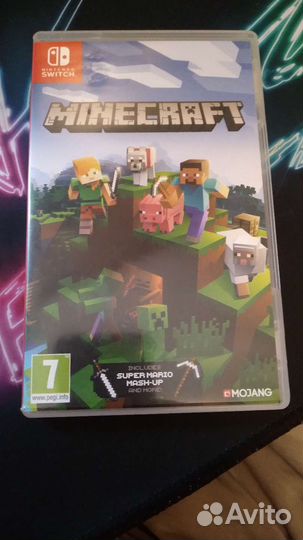 Майнкрафт для nintendo switch картридж