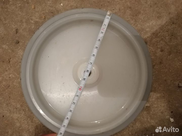 Колесо (ролик) мебельное с термопластичной резиной