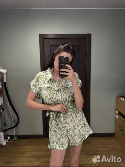 Комбинезон женский летний с шортами