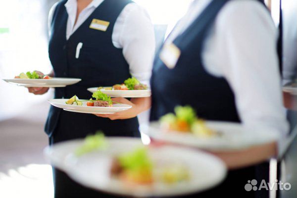 Официант - высокая зарплата