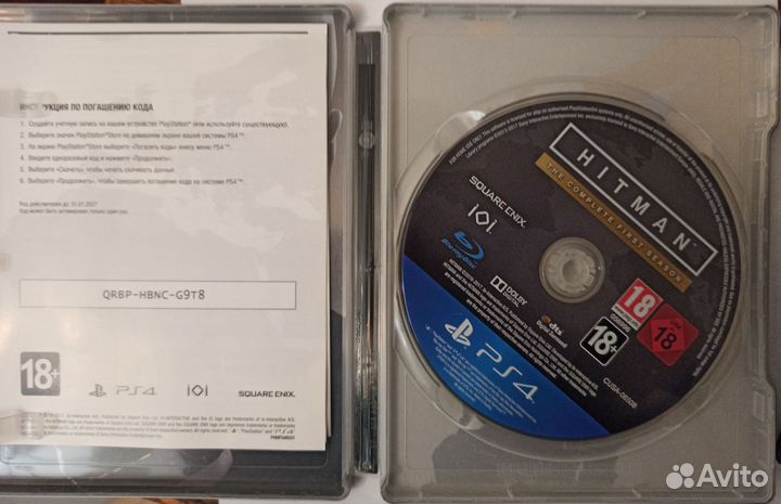 Hitman The Complete First Season ps4 диск