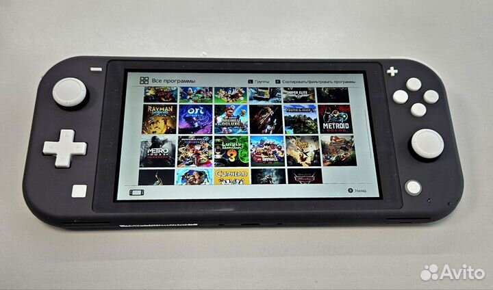 Nintendo switch lite прошитая с играми