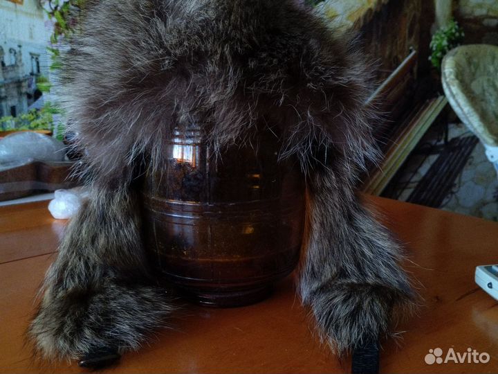 Мужская зимняя шапка ушанка меховая