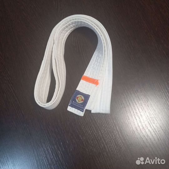 Белый пояс для кимоно