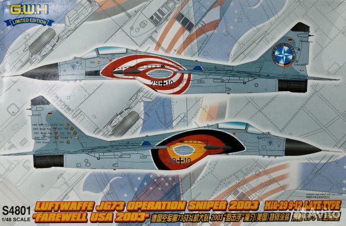S4801 1/48 Luftwaffe JG.73 Mig-29 9-12 Late Type