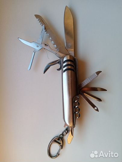 Нож карманный многофункциональный 10 в 1 Remiling