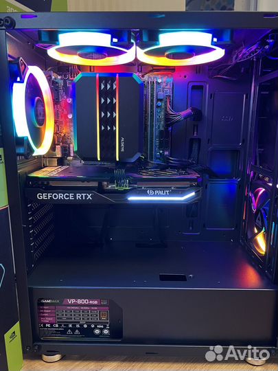 Мощный игровой компьютер i5-12600, новый, гарантия