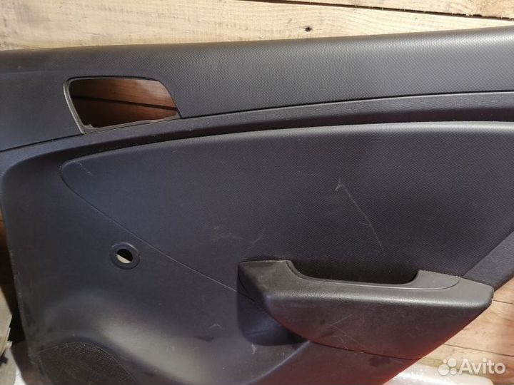 Дверные карты комплект Hyundai Solaris