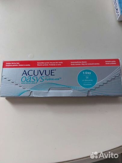 Линзы контактные acuvue oasys однодневные