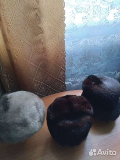 Мужская шапка норковая