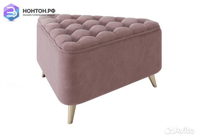 Пуф Трио 2 светло-коричневый