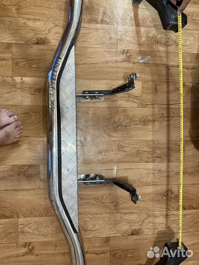 Защита заднего бампера на УАЗ Patriot