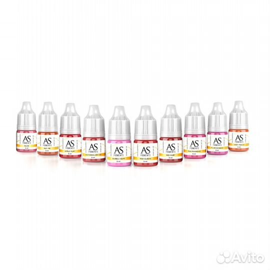 Пигменты для татуажа AS Pigments (А. Шаховой)