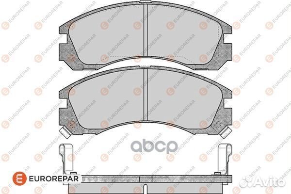 Колодки тормозные перед mitsubishi outlande