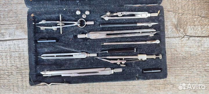 Готовальня Москва. СССР. Циркули