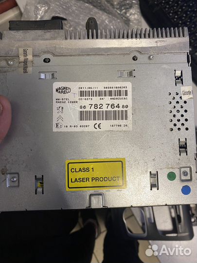 Штатная магнитола citroen c4