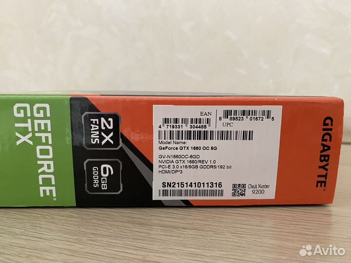 GeForce GTX 1660 OC 6G