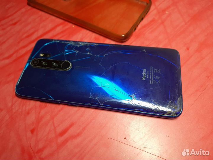 Xiaomi redmi note 8 pro с трещинами