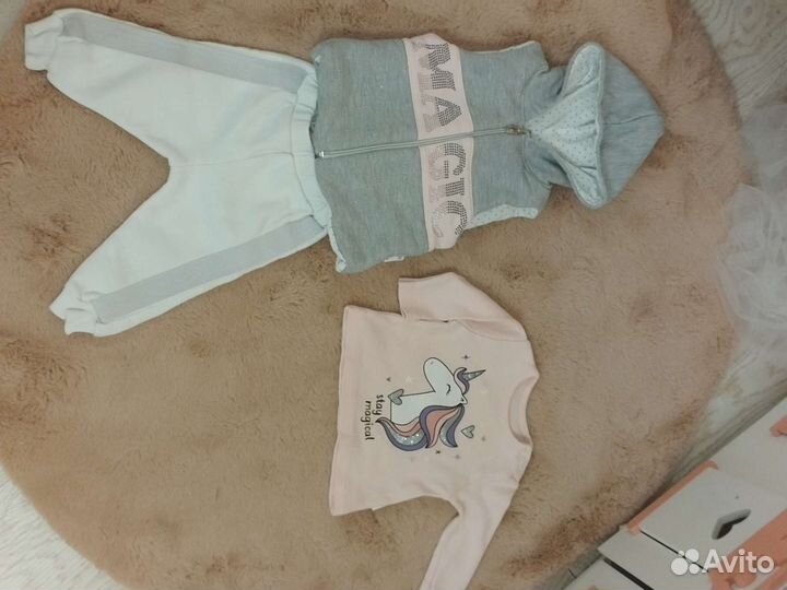 Костюмчик для девочки 64 75 80