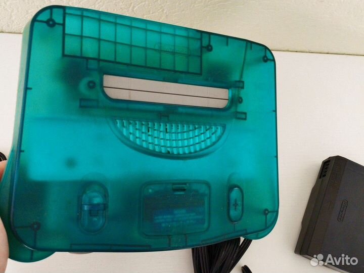 Nintendo 64 clear blue