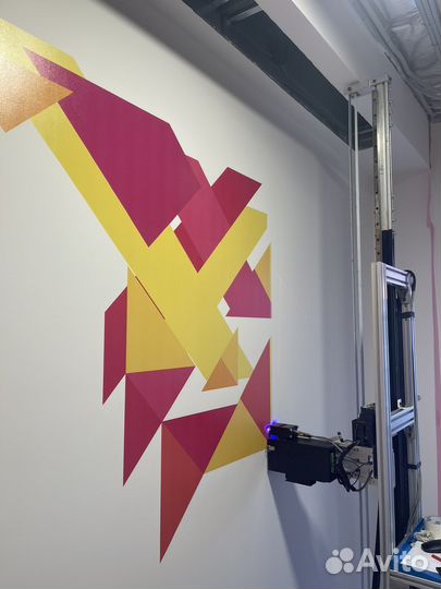 Вертикальная печать/роспись стен/печать на стене