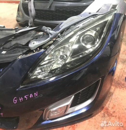 Ноускат бампер фара Mazda 6 gh Мазда гш