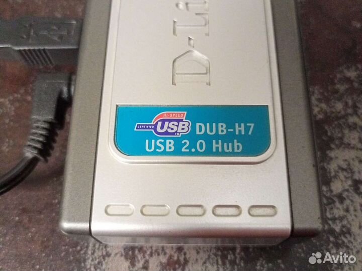 USB хаб с блоком питания на 7 портов D-Link DUB-H7